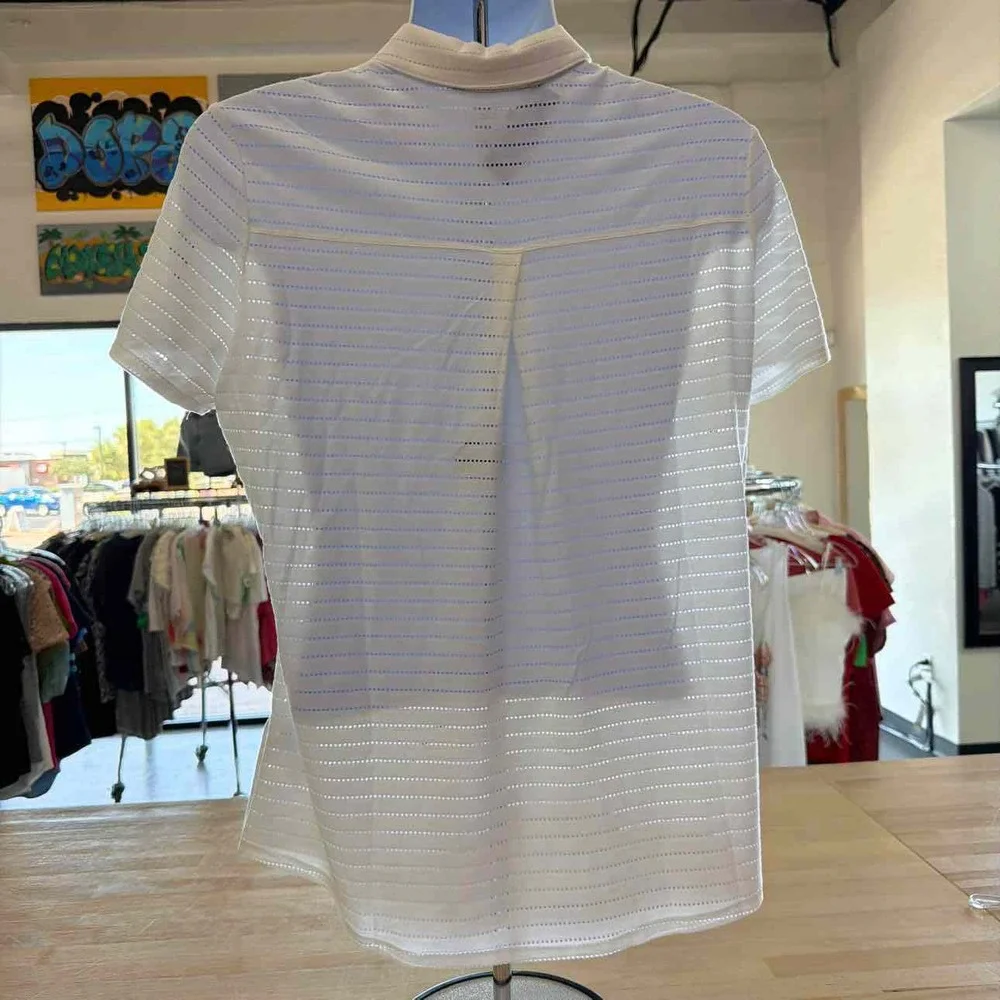 Adidas Size XL White Preloved MENS Polo